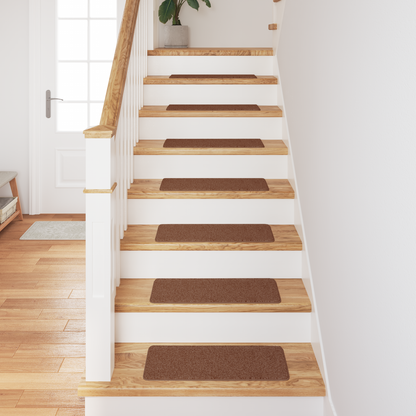 Skridsikre Trappemåtter 15 Dele Gul 60 X 25 Cm Pp