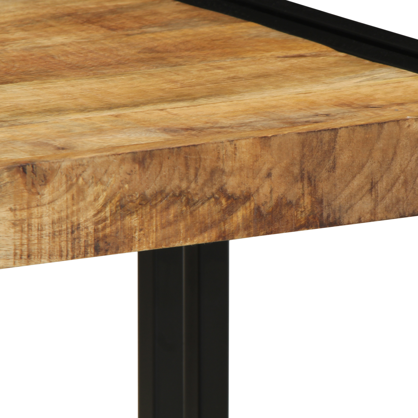 Sofabord 40X50X38 Cm Solid Groft Træ Mango