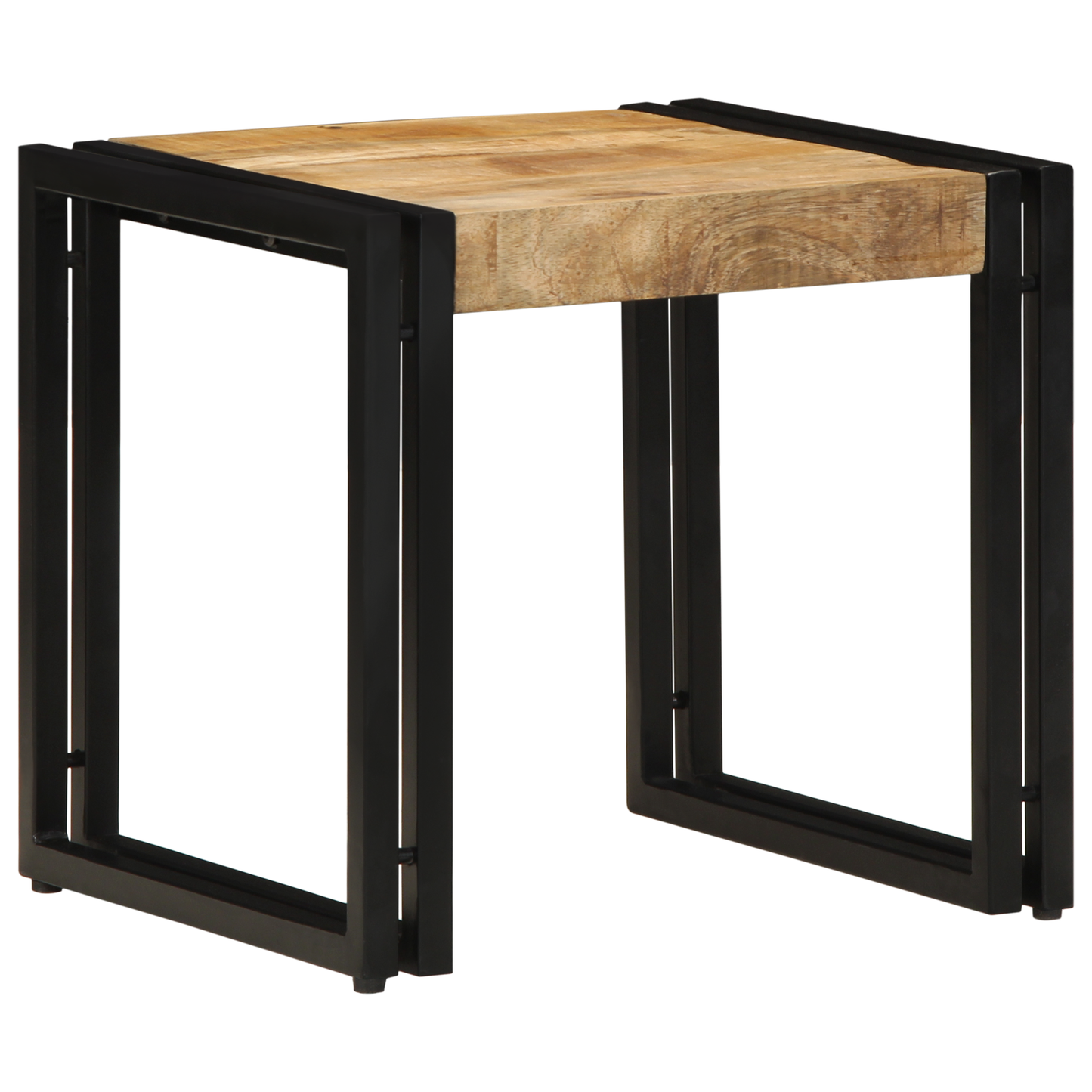 Sofabord 40X50X38 Cm Solid Groft Træ Mango