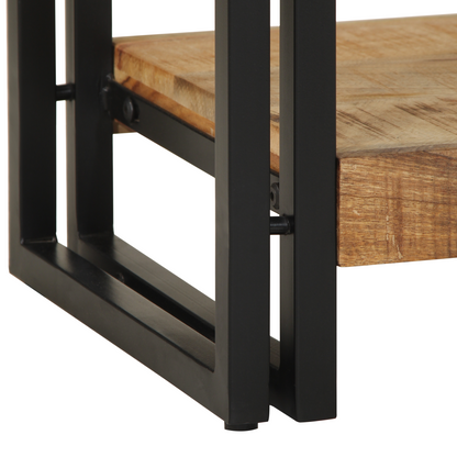 Konsolbord 120X33X75 Cm Solid Rå Mango Træ
