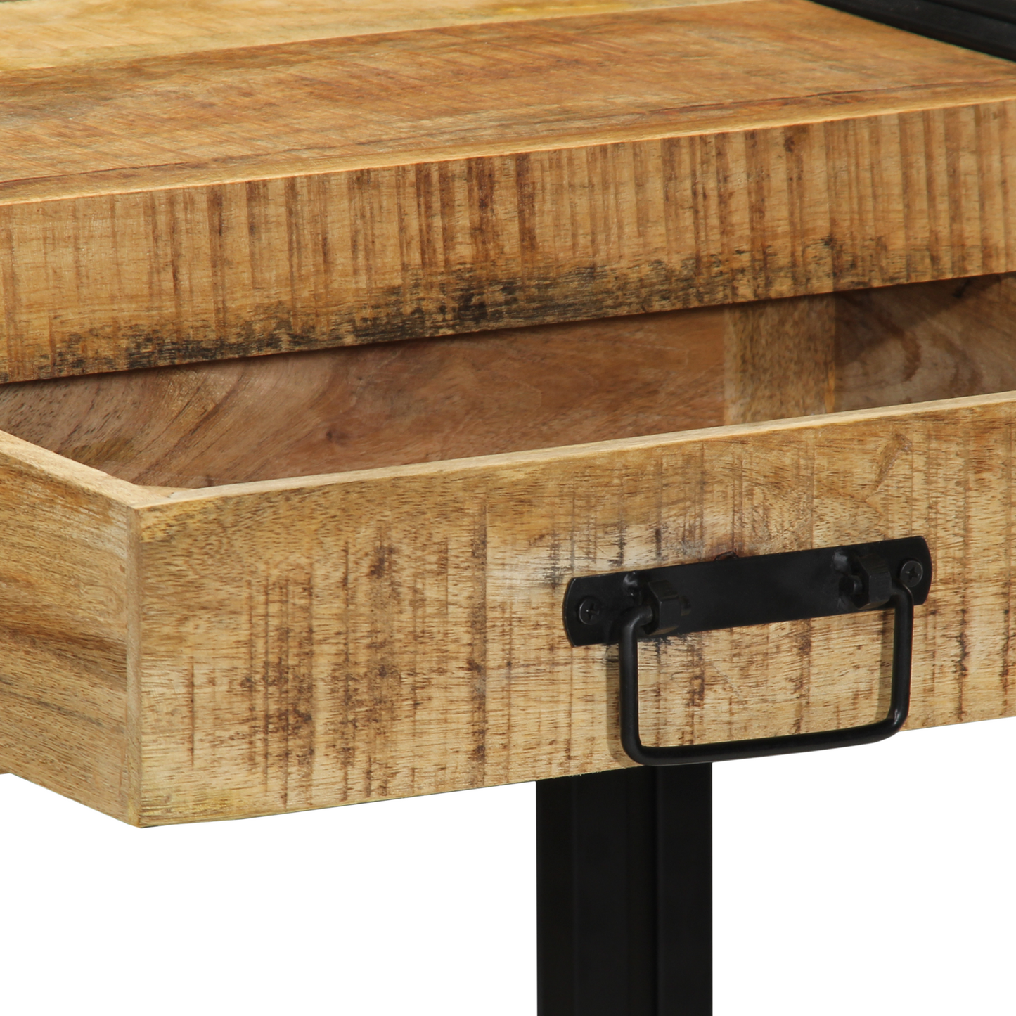 Konsolbord 90X33X75 Cm Solid Ruha Mangantræ