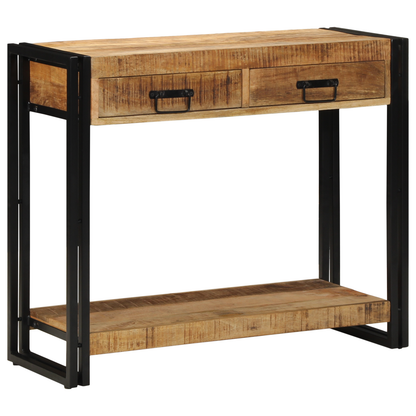 Konsolbord 90X33X75 Cm Solid Ruha Mangantræ