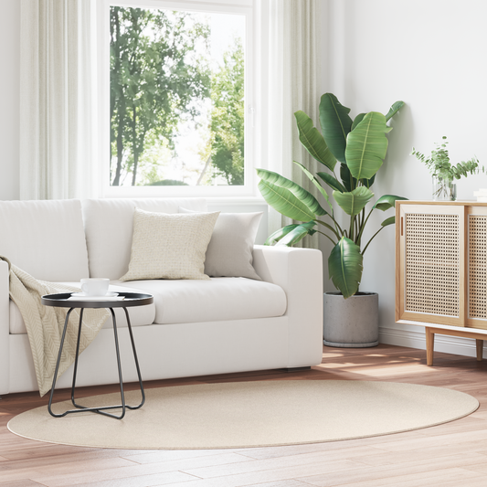 Tæppe &quot;Huarte&quot; Beige 140X200 Cm Oval