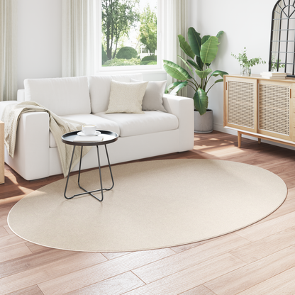 Tæppe &quot;Huarte&quot; Beige 160X230 Cm Oval