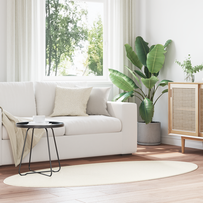 Tæppe &quot;Huarte&quot; Creme 100X200 Cm Oval