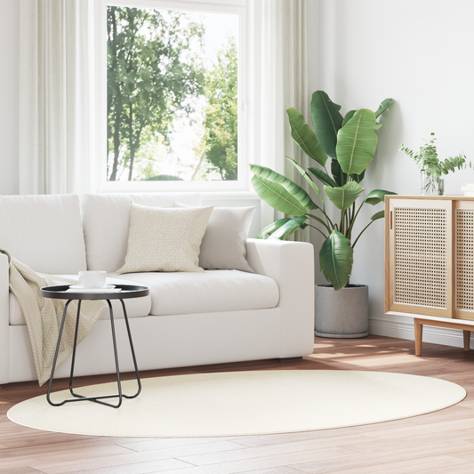 Tæppe &quot;Huarte&quot; Creme 140X200 Cm Oval