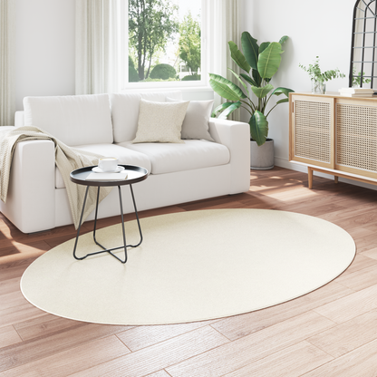 Tæppe &quot;Huarte&quot; Creme 140X200 Cm Oval