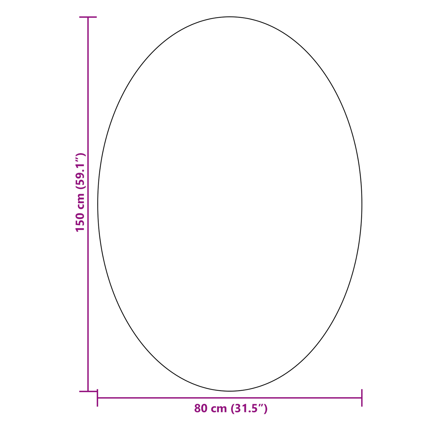 Tæppe &quot;Huarte&quot; Sand 120X170 Cm Oval