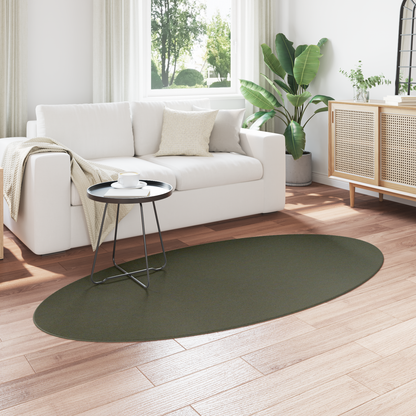 Tæppe &quot;Huarte&quot; Skovgrøn 100X200 Cm Oval