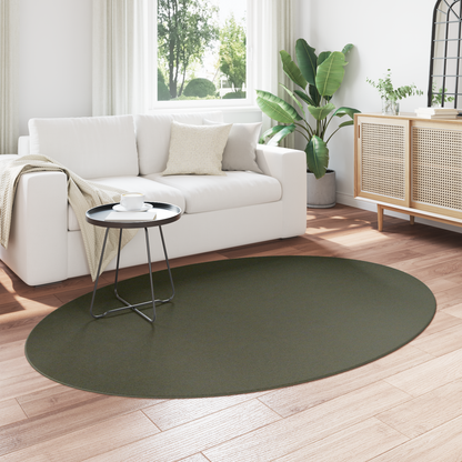 Tæppe &quot;Huarte&quot; Skovgrøn 140X200 Cm Oval