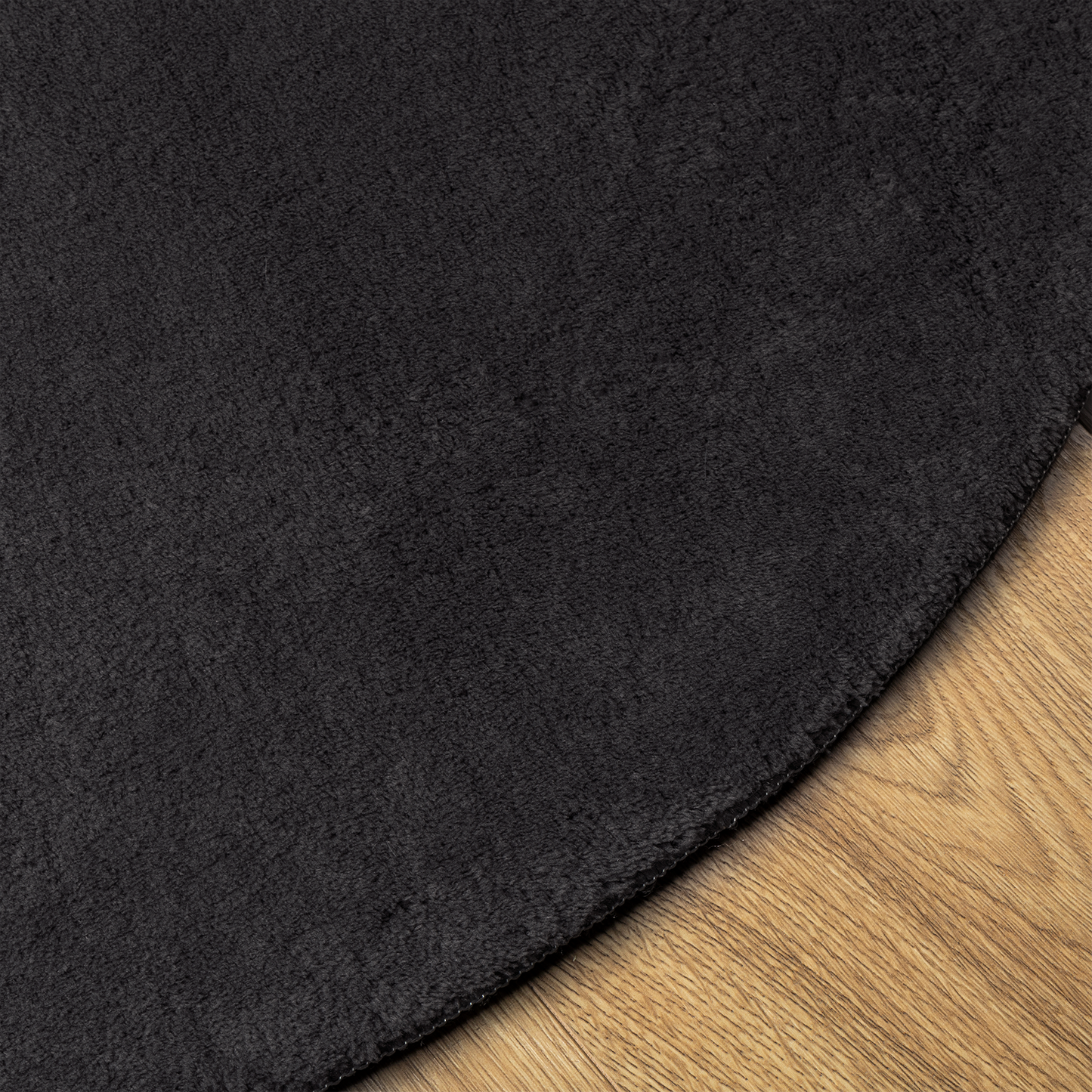 Tæppe &quot;Huarte&quot; Sort 80X150 Cm Oval