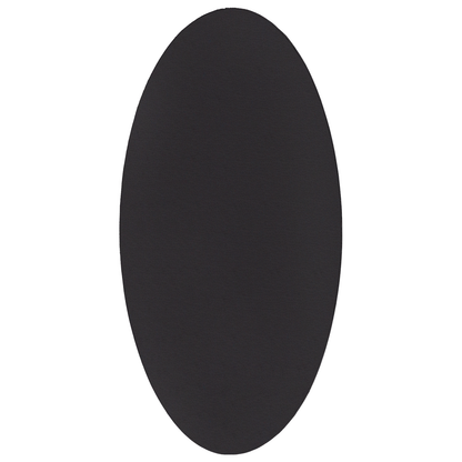Tæppe &quot;Huarte&quot; Sort 80X150 Cm Oval