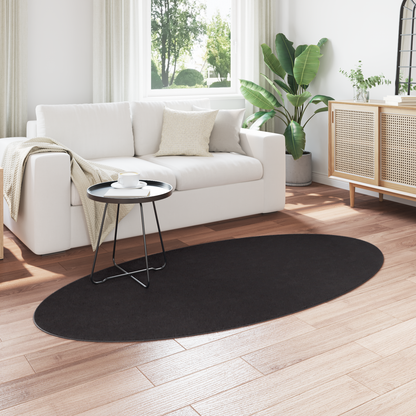 Tæppe &quot;Huarte&quot; Sort 100X200 Cm Oval