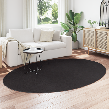 Tæppe &quot;Huarte&quot; Sort 160X230 Cm Oval