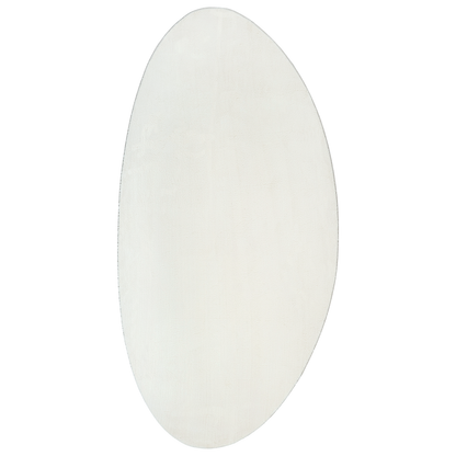 Tæppe 'Huarte'kort Lug Blød Og Vaskbar Creme 80X150 Cm