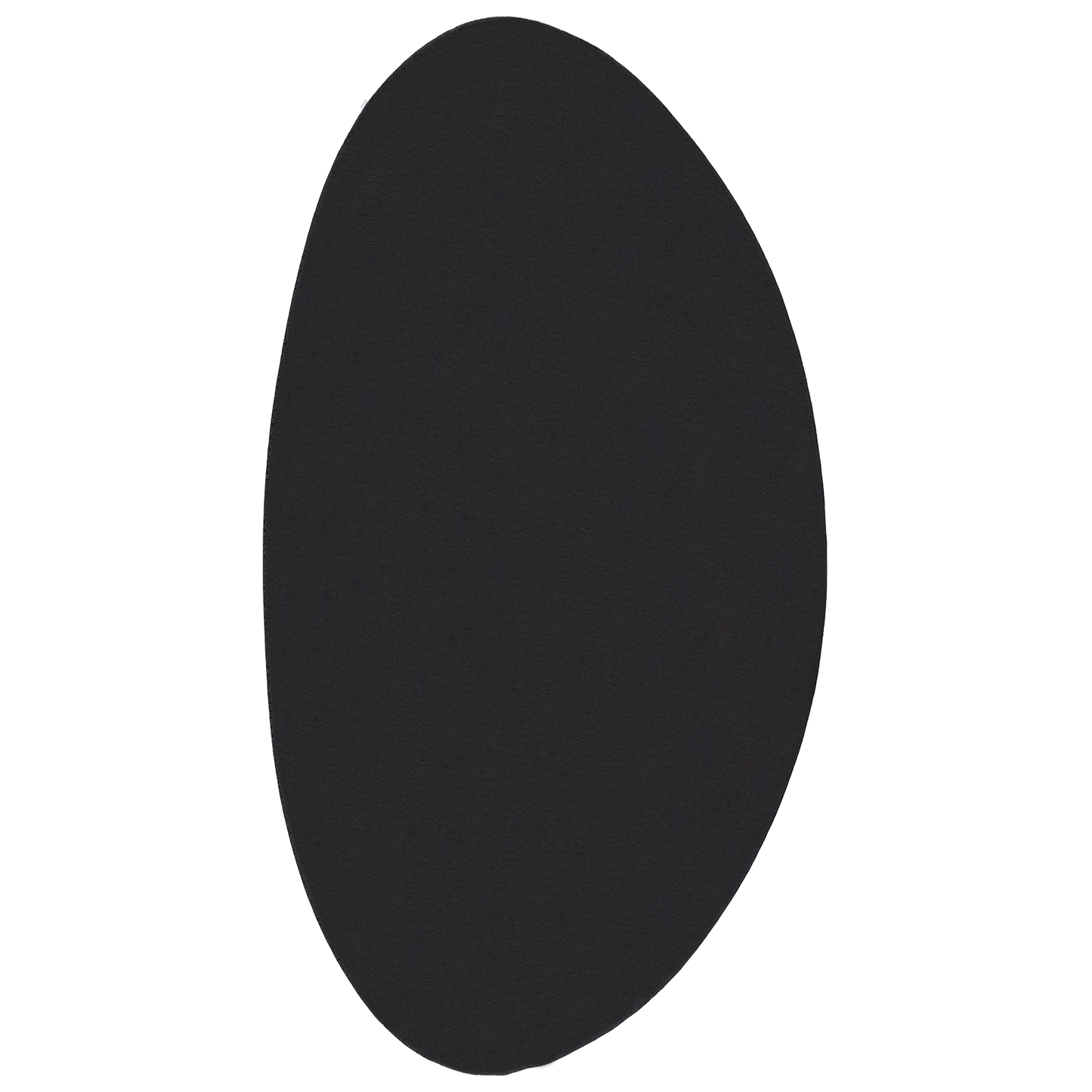 Tæppe 'Huarte'korthåret Blødt Og Vaskbart Sort 100X200 Cm