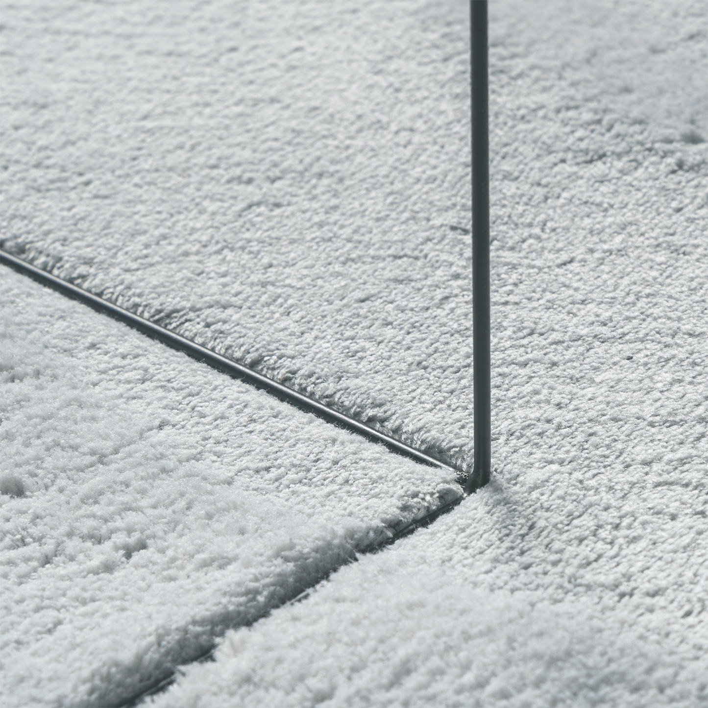 Tæppe 'Huarte'kort Lags Blødt Og Vaskbart Grå 100X200 Cm