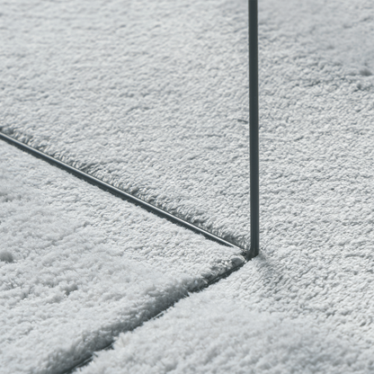 Tæppe 'Huarte'kort Lags Blødt Og Vaskbart Grå 100X200 Cm