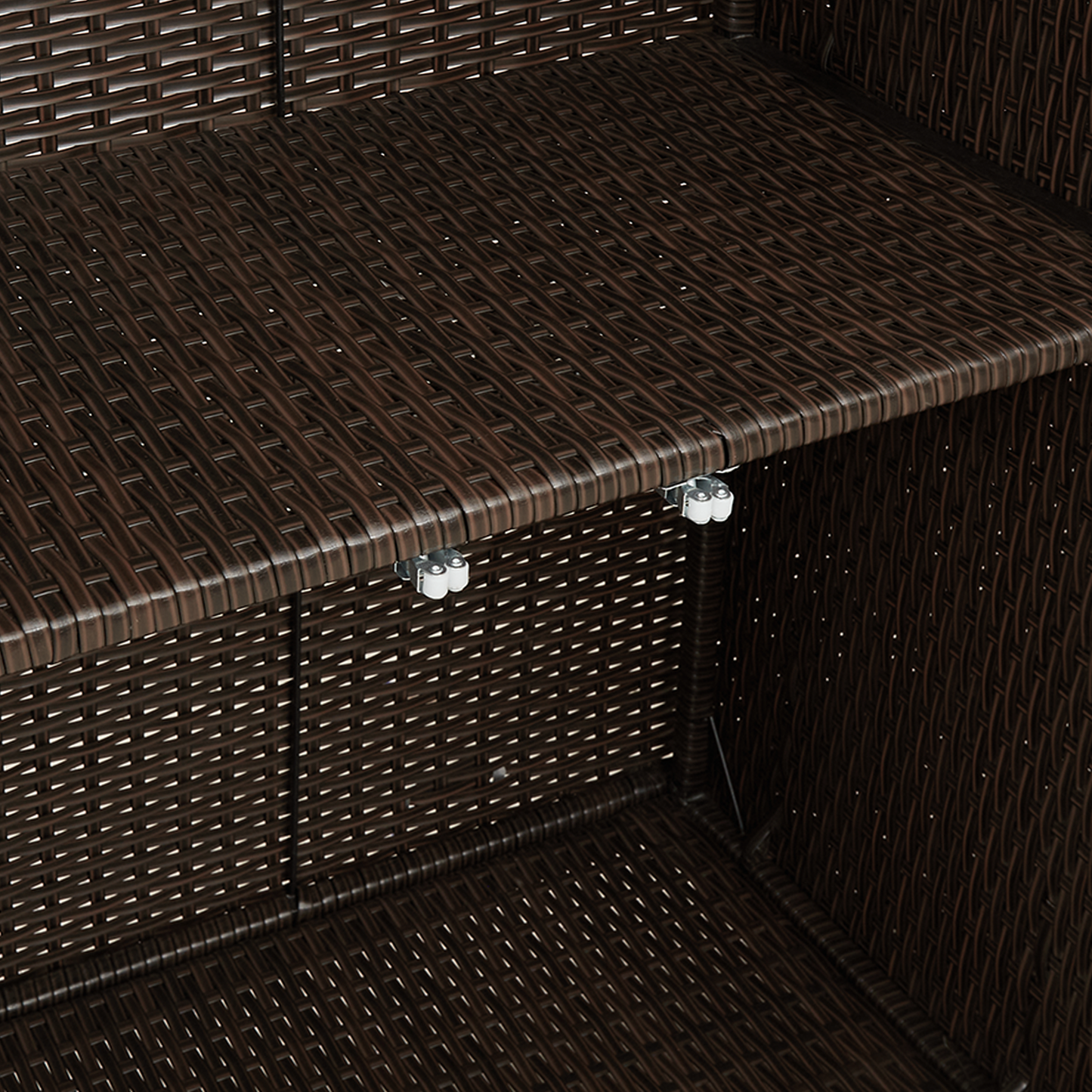 Opbevaringsskab Brun 100X36X102 Cm Rattan