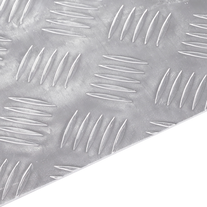 Checker Plader 2 Dele Sølv 40 X 40 Cm Aluminium