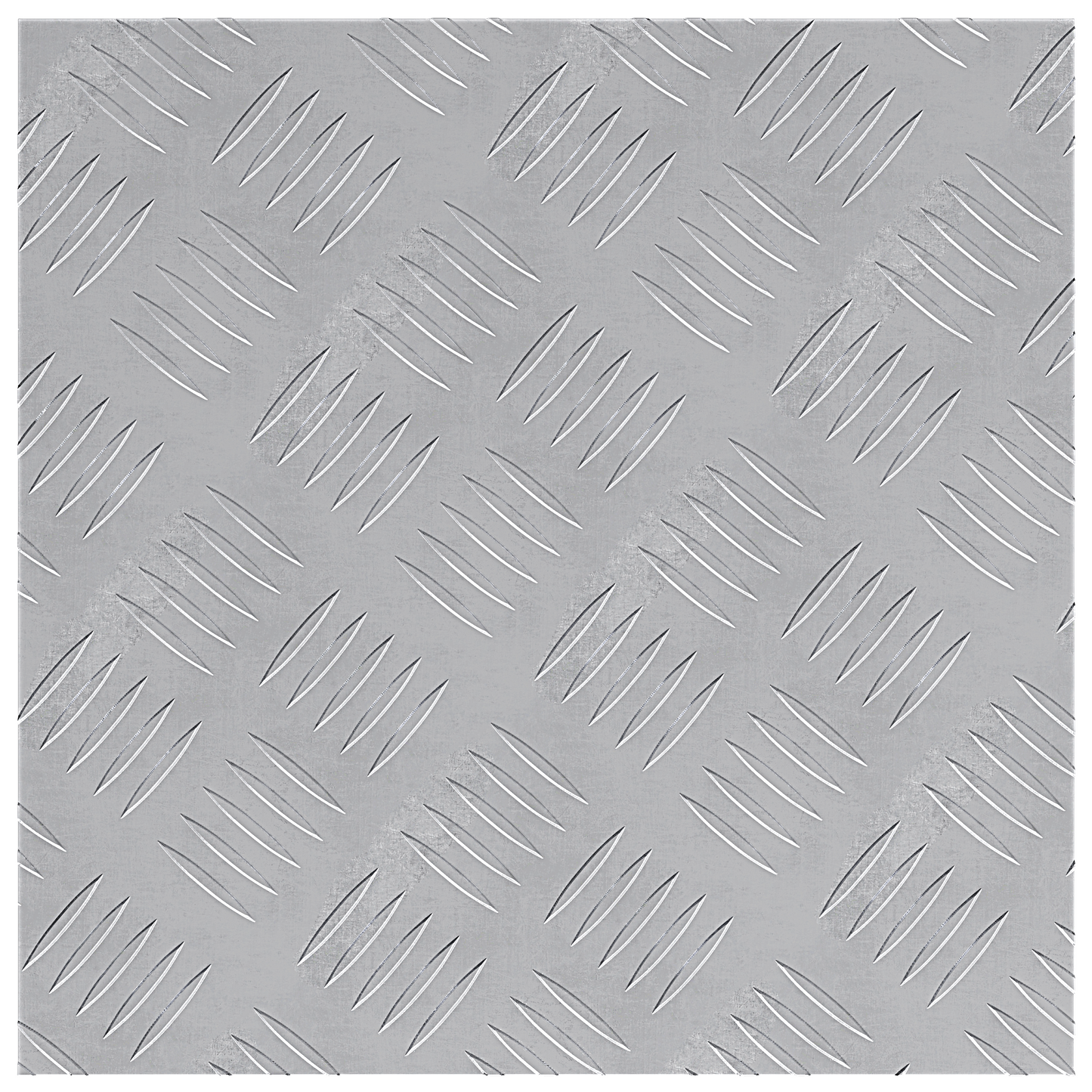 Checker Plader 2 Dele Sølv 40 X 40 Cm Aluminium