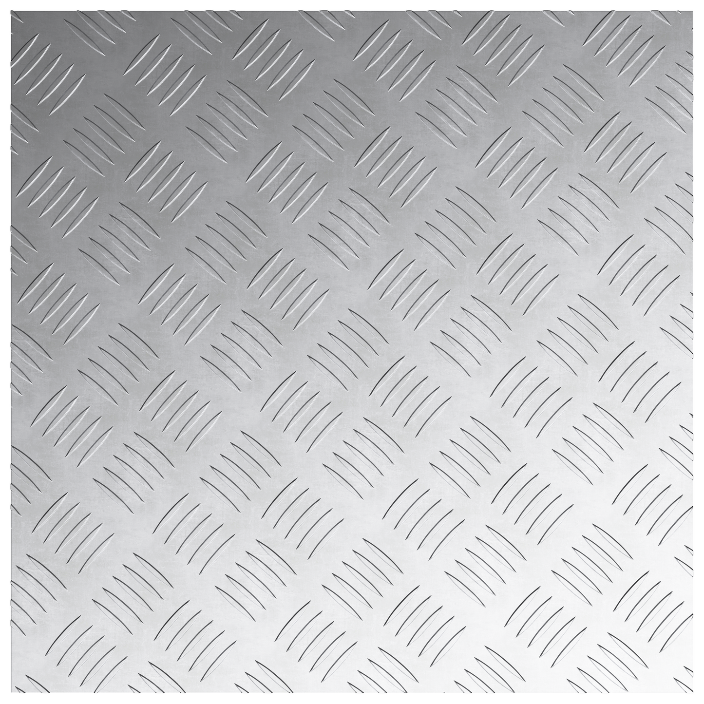 Checker Plader 2 Dele Sølv 50 X 50 Cm Aluminium