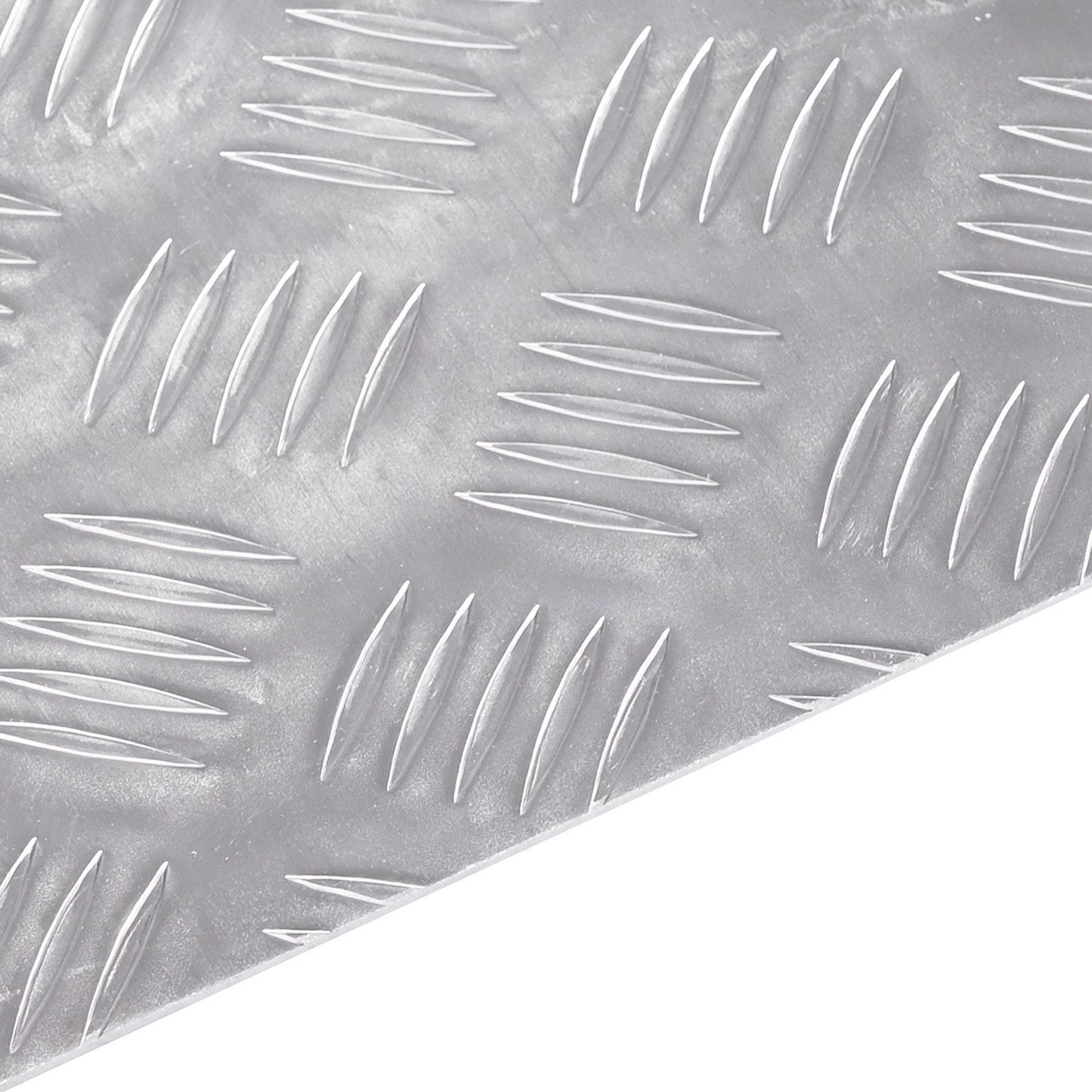 Checker Plader 2 Dele Sølv 50 X 50 Cm Aluminium