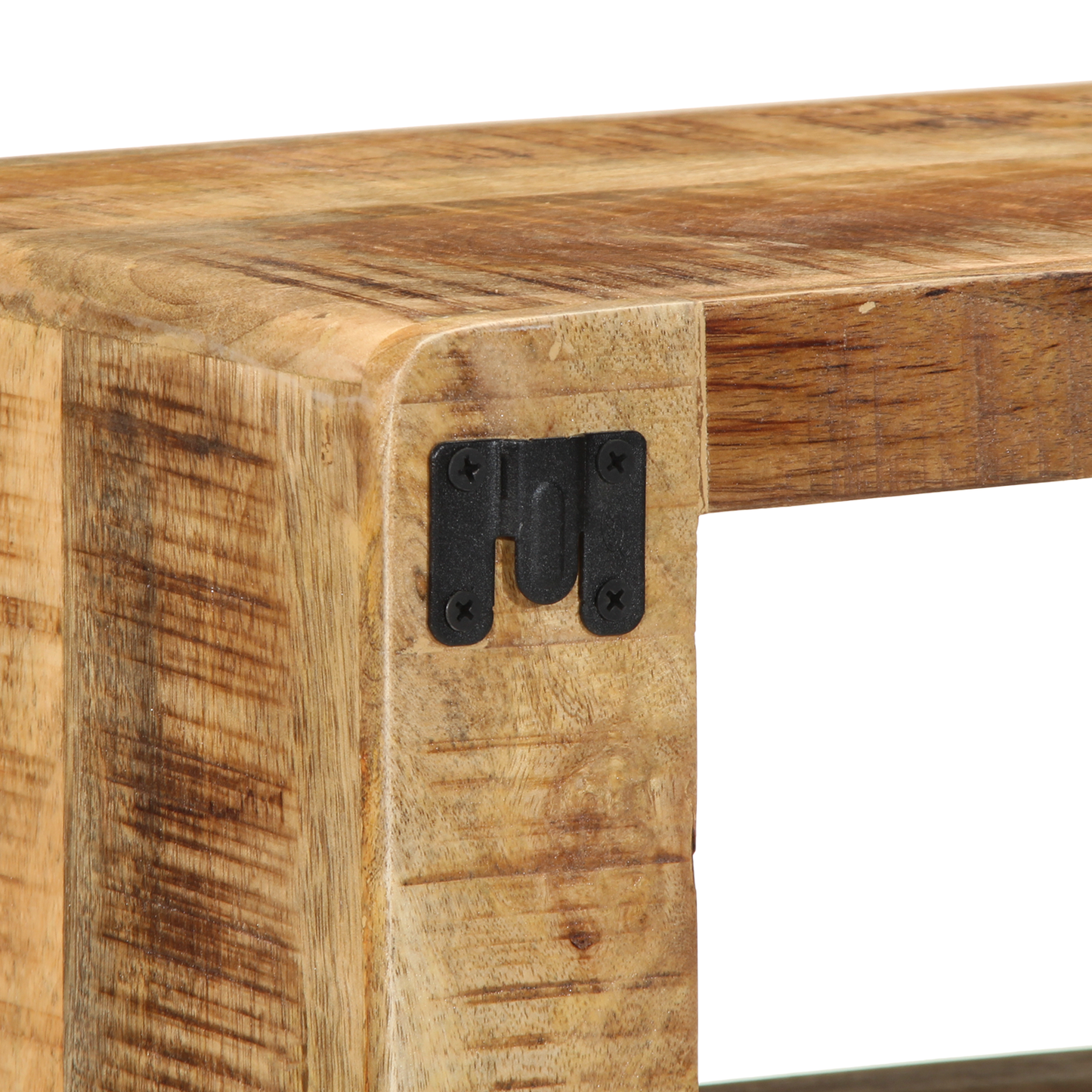 Tv Skab Med Hylde Brun 60 X 30 X 25 Cm Massivt Mangotræ