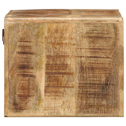 Tv Skab Med Hylde Brun 60 X 30 X 25 Cm Massivt Mangotræ