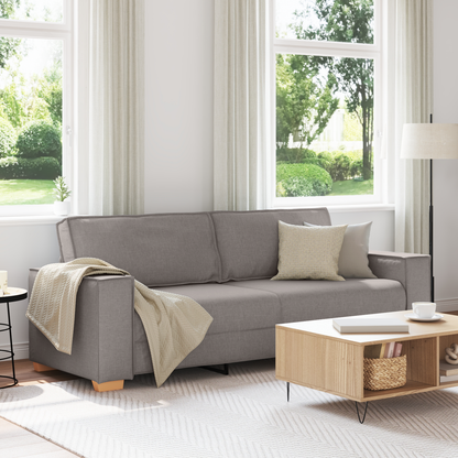 Sofastol Lysegrå 60 Cm Stof