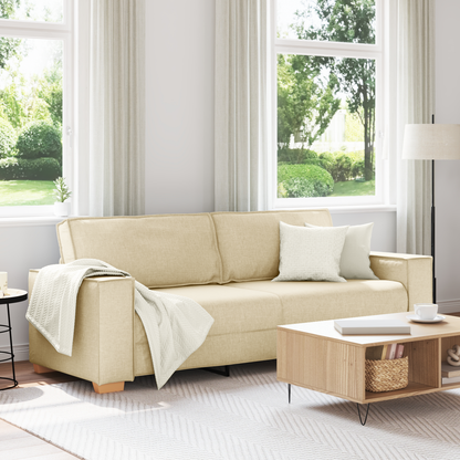 Sofastol Lysegrå 60 Cm Stof