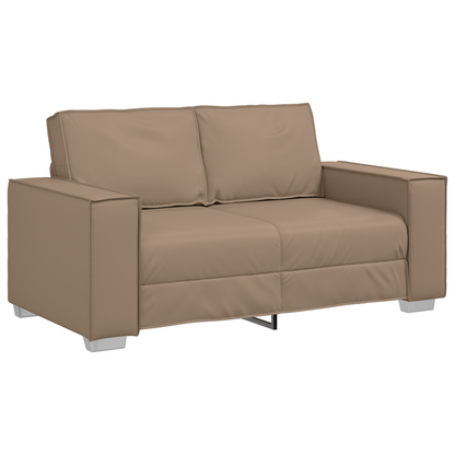 Todelt Sofa Cappuccino 120 Cm Kunstlæder