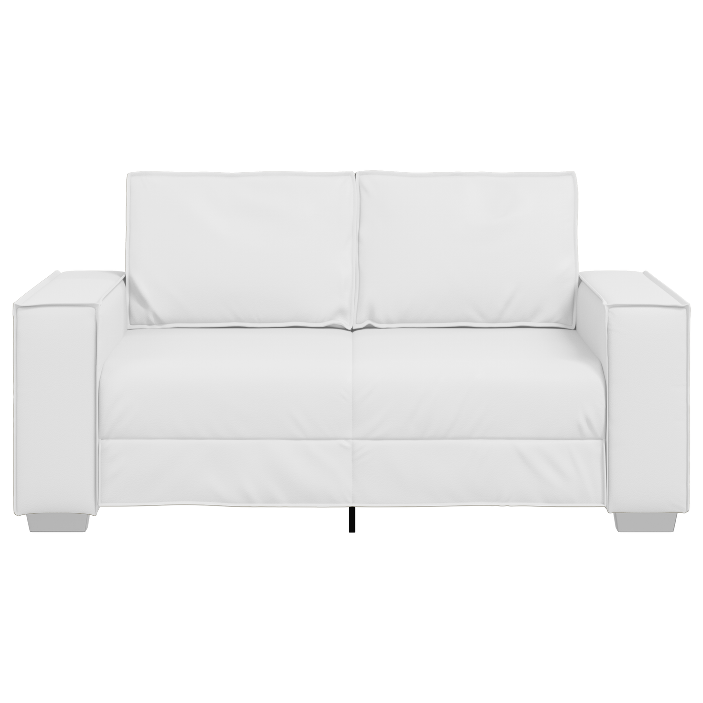 Sofa Til To Hvid 120 Cm I Faux Læder