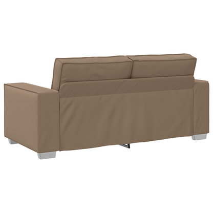 Sovesofa I Cappuccinofarvet Kunstlæder, 140 Cm