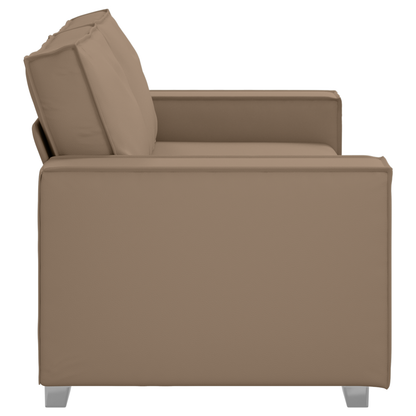 Sovesofa I Cappuccinofarvet Kunstlæder, 140 Cm