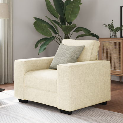 Lænestol 60 Cm Hør 2-personers Sofa 140 Cm Hør - Hovedbillede