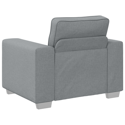 Sofa Stole Lys Grå 59 Cm Stof