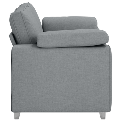 Sovesofa Lysegrå 120 Cm I Stof