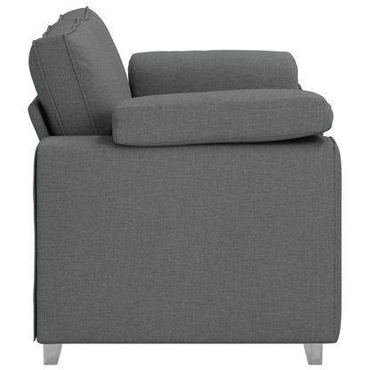 Sofa Loveseat Mørkegrå 120 Cm Stof