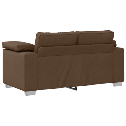 Sofa Loveseat Brun 120 Cm Stof