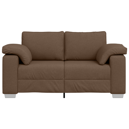 Sofa Loveseat Brun 120 Cm Stof