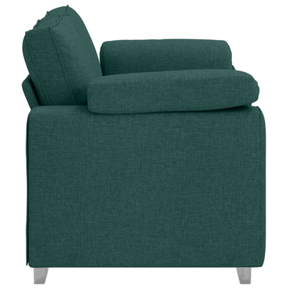 Kærestesofa Mørkegrøn 120 Cm Stof
