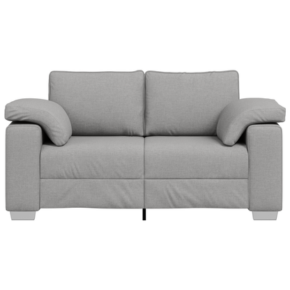 2-Personers Sofa I Skygrå 120 Cm Stof