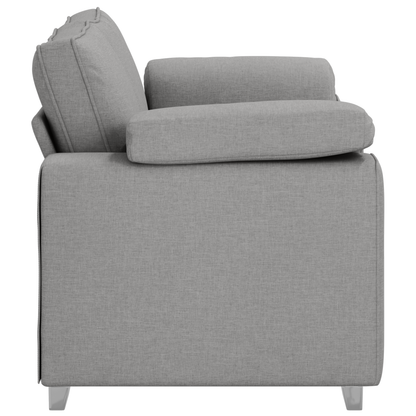 2-Personers Sofa I Skygrå 120 Cm Stof