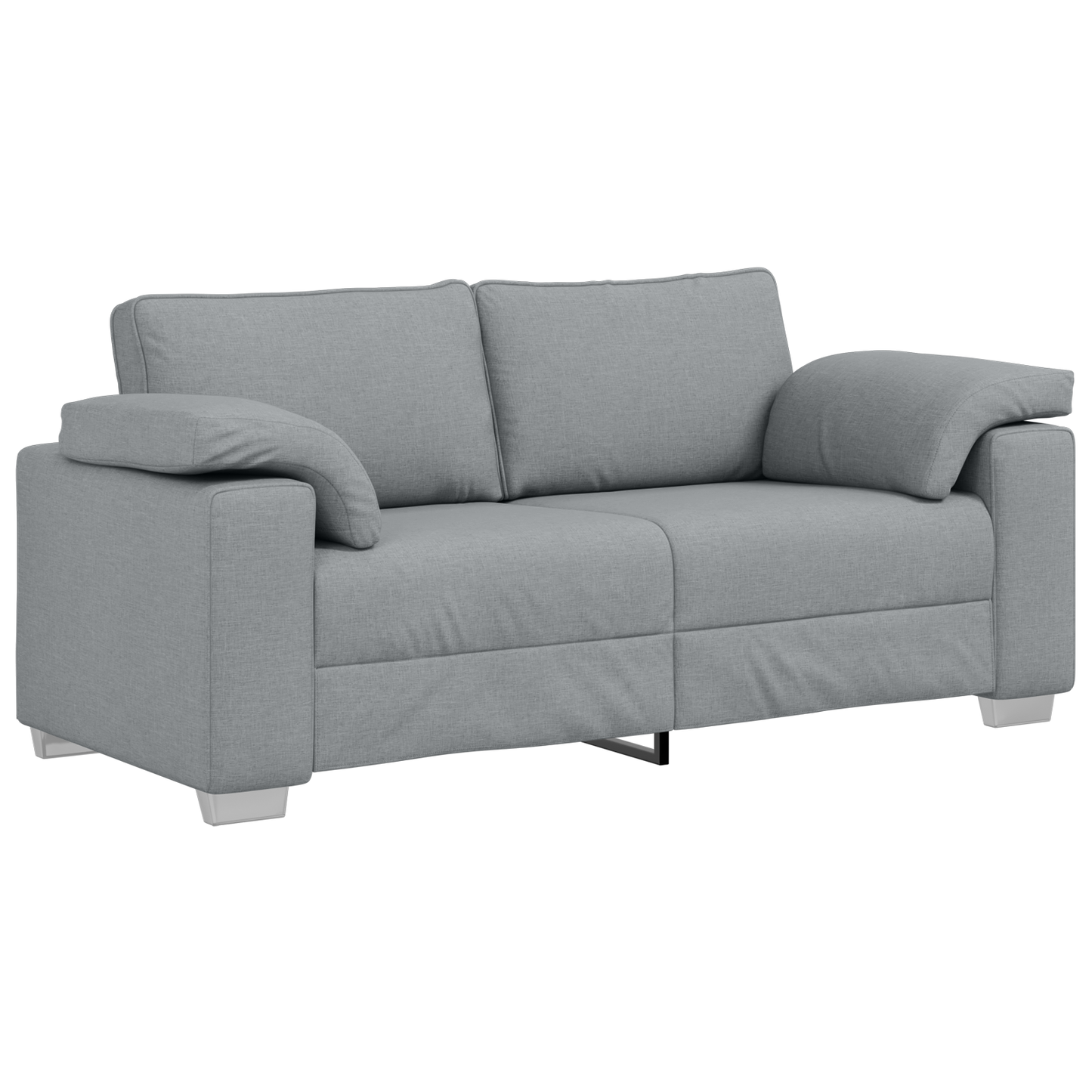 To-Personers Sofa Lys Grå 140 Cm Stof