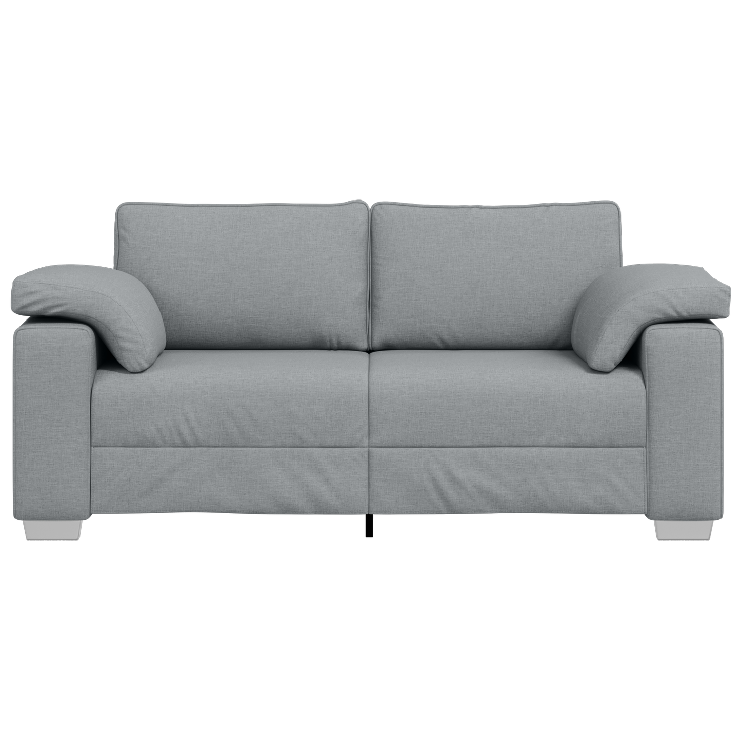 To-Personers Sofa Lys Grå 140 Cm Stof