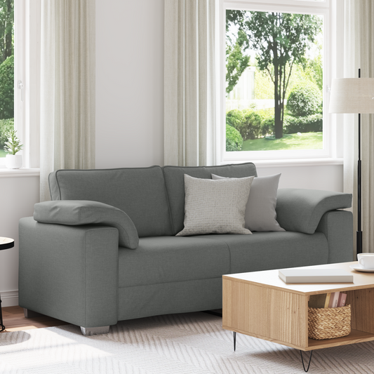 Lænestol Sofa Mørkegrå 140 Cm Stof