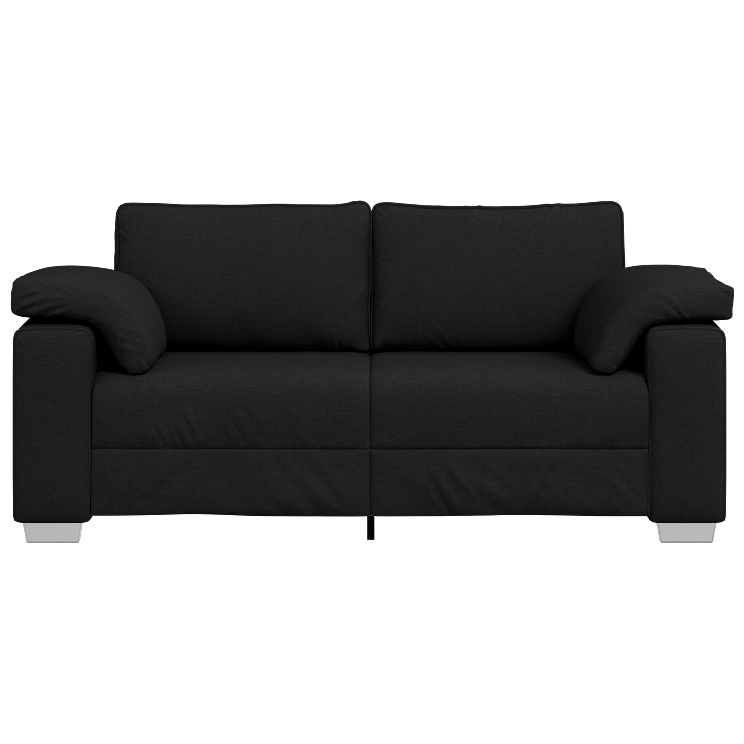 Loveseat Sofa Sort 140 Cm Stof