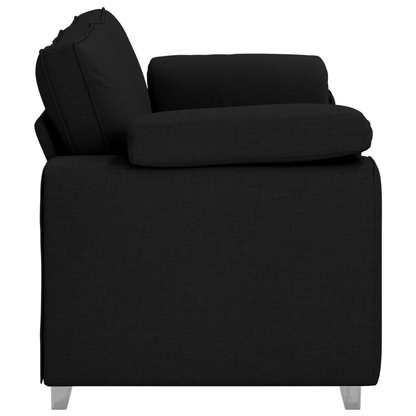 Loveseat Sofa Sort 140 Cm Stof