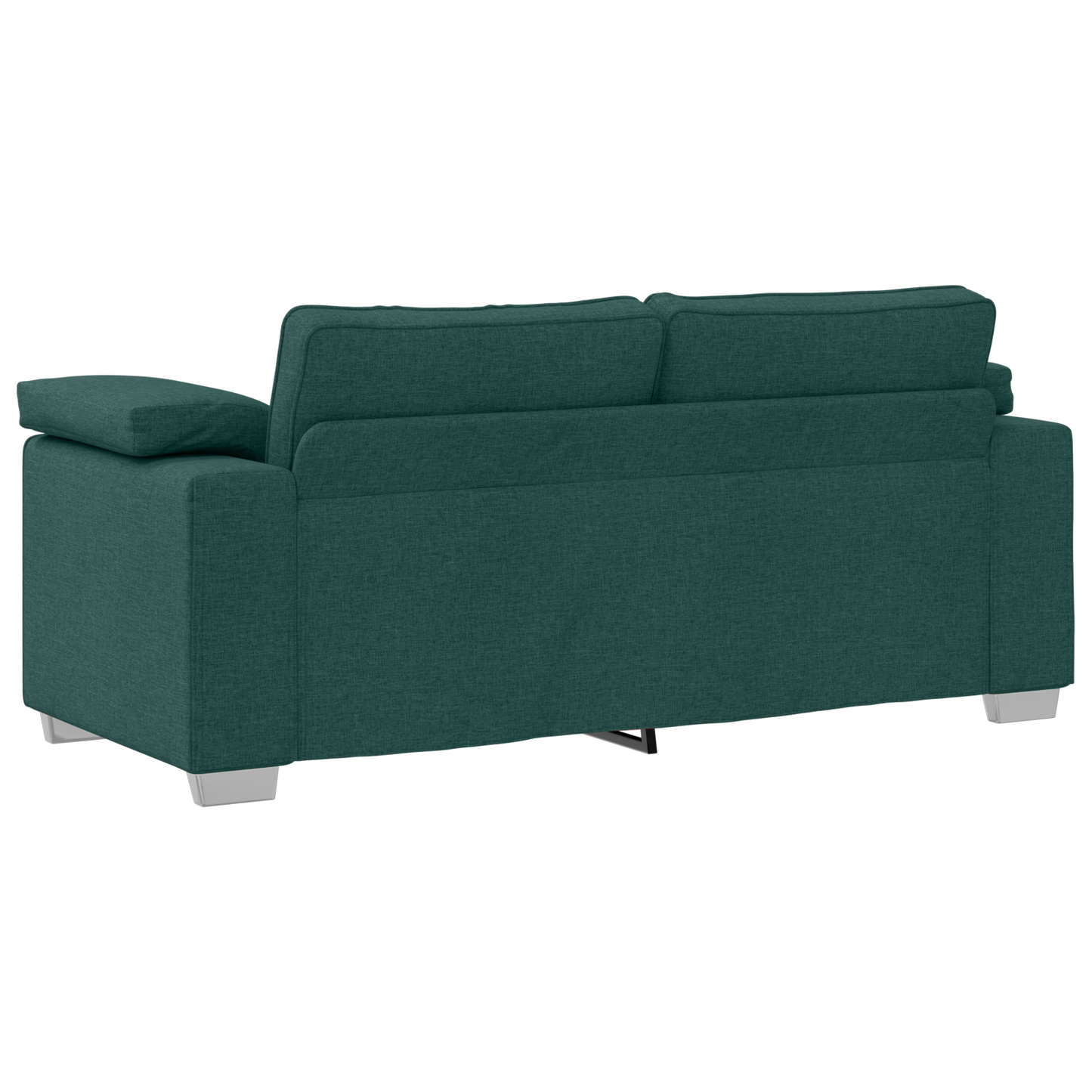 Loveseat Sofa Mørkegrøn 140 Cm Stof